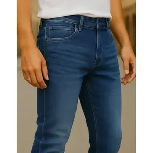 Jeans skinny da uomo Adrenaline a vita media in denim elasticizzato con 5 tasche per l'uso quotidiano - Product Image 4