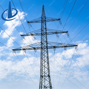 <span class=keywords><strong>Tour</strong></span> de transmission électrique 220 kV en treillis, autoportante en acier galvanisé, à double circuit, en acier cornière, 60-180 m - Product Image 4