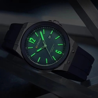 Jam Tangan Pria CURREN 8467 Fashion Business Luminous Hands, Kasual Sport Mewah, Quartz, Tali Silikon, Tampilan Tanggal