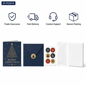 Carte de vœux de Noël pop-up 3D en papier, invitation de Noël, cadeau - Product Image 6