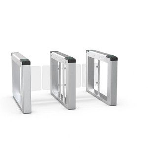 304 스테인리스 스틸 패스트 레인 출입 통제 RFID 보안 카운터 스윙 턴스타일 게이트 - Product Image 1