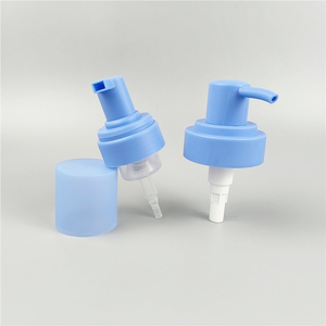 Dispensador de Espuma Azul Mate ODM 43/410mm, Bomba de Espuma para Tapas de Botellas y Cierres Cosméticos - Product Image 3