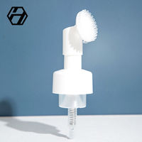 Bouteille de mousse PET transparente de 60ml 100ml 120ml 150ml 200ml avec capuchon de tête de brosse pour les soins de la peau