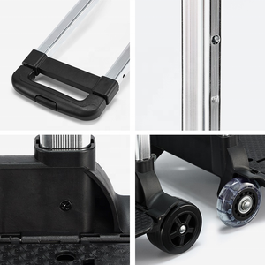 Tùy Chỉnh Nhôm 2 Bánh Xe Trường Túi Xử Lý Kính Thiên Văn Có Thể Gập Lại Xe Đẩy Xử Lý Bánh Xe Đẩy Giỏ Hàng Cho Hành Lý Ba Lô - Product Image 6