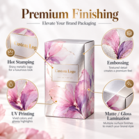 Boîte d'emballage de parfum personnalisée en carton argenté, imprimée, pliable, avec logo et marquage à chaud