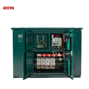 Box type 11kv 13.8kv 30kv transmission 630 kva pad-mounted Electrical Panel Suppliers transformer compact substation