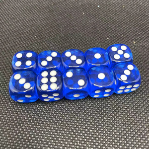 <span class=keywords><strong>SUPER</strong></span> GAME Promotion : Dés en acrylique colorés de 12 mm à bords arrondis pour KTV, bars et jeux de Mahjong OM - Product Image 5