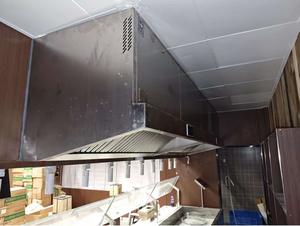 Campana extractora de cocina comercial sin ventilación, ligera, sin ventilación, fotocatalizador UV ESP HEPA + freidoras de carbón activado para pizza - Product Image 4