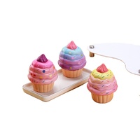 XL IJsjes Fruit Squishy Slow Rising Knijp Speelgoed Anti-Stress PU Materiaal Rugzak Decoratie Groothandel Fidget Volwassenen Sensorisch Speelgoed