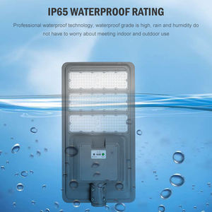 Vente directe d'usine 6500k Smd Ip65 étanche 300w 400w 500w intégré tout en un lampadaires solaires extérieurs - Product Image 5