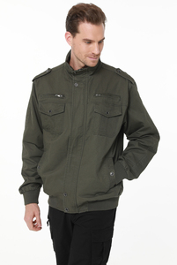 Chaquetas de piloto de bombardero al aire libre, chaquetas de carga de algodón con bolsillos con cremallera, chaquetas cortavientos para hombres, ropa de invierno, prendas de vestir - Product Image 5