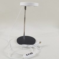 Lampu penumbuh tanaman LED USB dengan Timer, lampu penumbuh spektrum penuh tinggi dapat disesuaikan untuk tanaman dalam ruangan, sayuran, bunga