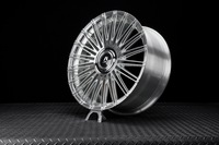 Nouvelles jantes en alliage d'aluminium forgé de luxe 5x114.3, processus 3D personnalisé, finition chromée polie miroir, tailles personnalisées 17-18 pouces