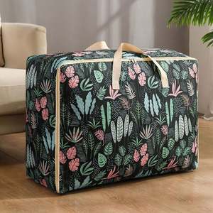 Bolsa de Almacenamiento de Acolchado Laminado de PP Tejido con Cremallera Grande, Impresión a Todo Color, Reciclada, de Alta Calidad, al por Mayor, para Viajes y Equipaje - Product Image 5