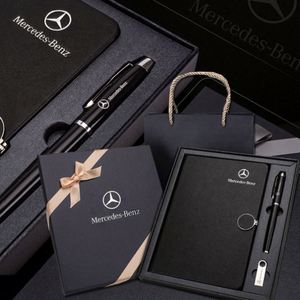 Wholesale Promotional Luxury Hardcover Notebook Gift Set Business Office Black Faux Leather Magnetic <b>Diary</b> <b>A5</b> Journal Box Paper - Product Image 2