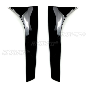 สปอยเลอร์ข้างกระจกหลังสีดำเงา สำหรับ Mercedes Benz B Class W246 B180 B200 ปี 2012 2013-2018 คู่ - Product Image 4