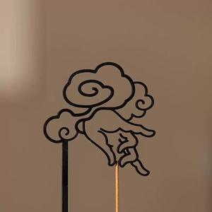 Brûleur d'<span class=keywords><strong>encens</strong></span> inversé en bambou Zen Smoke, écologique, design Bouddha, avec plateau récupérateur <span class=keywords><strong>de</strong></span> cendres pour la méditation et la décoration à domicile - Product Image 4