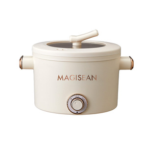 Olla eléctrica Magisean de 2L con interior antiadherente y mango largo para uso en el hogar, dormitorio u oficina. - Product Image 5