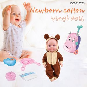 Jouets de bain pour enfants pas cher poupées bébé garçon <span class=keywords><strong>reborn</strong></span> prendre soin de l'ensemble avec accessoire - Product Image 2