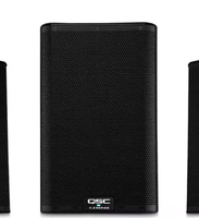 Sistema de Altavoces Activos American QSC K12.2, Sistema de Audio para Conferencias, Subwoofer KS112