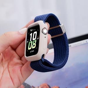 สายนาฬิกาไนลอนขายส่งจากโรงงานสำหรับ Apple Watch S11 10 ขนาด 46 มม. 49 มม. และ 18 มม. 22 มม. สายนาฬิกาแบบถักพร้อมหัวเข็มขัดแม่เหล็ก - Product Image 4