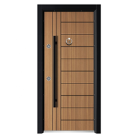 Porte d'entrée de villa/hôtel moderne, sécurisée, anti-effraction, insonorisée, extérieure en acier SUNZION