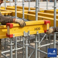Poutre en I H20 pour coffrage de poutre de capot d'interconnexion, poutre principale de support interne pour moule de capot de pilier fixe