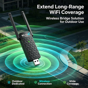 IFA02 การ์ดเครือข่ายไร้สาย, WiFi6 AX1800 1800Mbps,อะแดปเตอร์ภายนอก USB3.0 สำหรับแล็ปท็อปอะแดปเตอร์ USB WiFi บริดจ์ภายนอกอาคาร - Product Image 4
