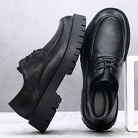 Chaussures de ville de luxe en cuir microfibre pour hommes, style mocassins, vente en gros directe usine