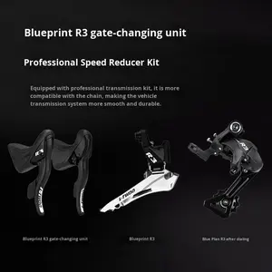 <span class=keywords><strong>Bicicleta</strong></span> de Carretera DomeRide con Manubrio Curvo de Aleación de Aluminio, Frenos de Disco Dobles, Horquilla con Suspensión, Cableado Interno, Ruedas 700C*28c - Product Image 4