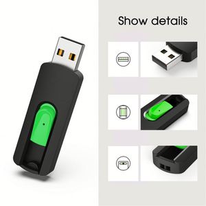 Memoria USB Retráctil de Plástico, Color Personalizado, Logotipo Personalizado, USB 2.0, 1GB-128GB, Venta al Por Mayor, Pendrive Promocional para Empresas - Product Image 3