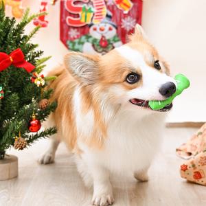 2025 yeni ürün noel ağaçları interaktif Bite lateks diş sağlık yavru köpekler için ses oyuncaklar - Product Image 3
