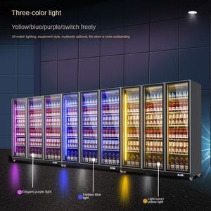 상업용 <span class=keywords><strong>2</strong></span> 3 4 도어 블랙 색상 쿨 드링크 냉장고 맥주 냉장고 - Product Image 6