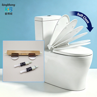 Amortisseur rotatif OEM de qualité Xiamen 21 mm et tube de toilette chromé pour couvercle de toilette sanitaire, amortisseur de siège 2026 avec tube