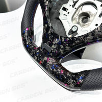 Volant de voiture en fibre de carbone forgé personnalisé par le fabricant pour BMW E90 E91 E92 E93 E82 E84 E88 E87 M3 Volant sport