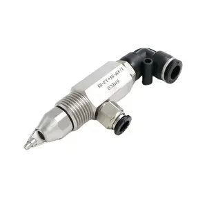 Air Atomizing Nozzle Dry Fog Ultrasonic Fogging Nozzle Water Air Atomizing Mixing Nozzle with Throttle valve