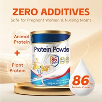 Proteína Natural en Polvo para Adultos, Aislado de Proteína de Soya Sin OMG, Mezcla de Proteínas Vegetales y de Suero, Personalizable OEM ODM