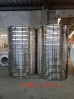 Réservoir d'eau cylindrique en acier inoxydable 304/316 avec garantie d'un an pour l'alimentation en eau potable domestique