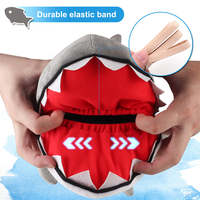 Housse de tête de club de golf en peluche amusante en forme de requin, accessoires pour clubs de golf, cadeau