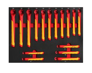 <span class=keywords><strong>Chariot</strong></span> de rangement professionnel à 7 tiroirs pour outils, coffre/armoire/<span class=keywords><strong>chariot</strong></span> pour ensemble d'outils isolés VDE de 124 pièces - Product Image 5
