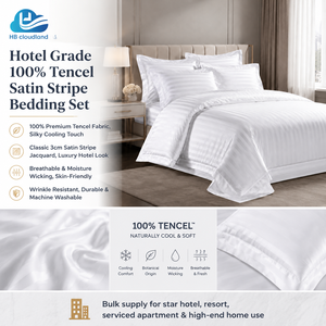 Juego de Ropa de Cama de Lyocell Premium Transpirable, Suave y Sedoso de Alta Densidad 400TC, Certificado OEKO-TEX y Auditado por BSCI de Cloudland - Product Image 2