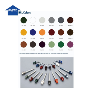 Chất lượng cao ốc vít xây dựng bán buôn vít với màu sắc kết thúc Hex đầu chống gỉ và máy giặt tự khoan vít - Product Image 4