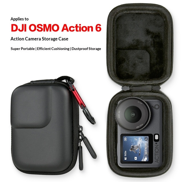 High Quality Mini Box Waterproof EVA Material Camera Accessories Kit for Sports Cameras Action 6 Storage Bag Case