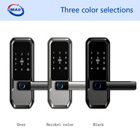 Cerradura Digital Inteligente Smartstone H8 de Aleación de Aluminio con Huella Dactilar, Control por App Tuya, Contraseña/Tarjeta/Llave, Cerrojo Inteligente para Uso Doméstico