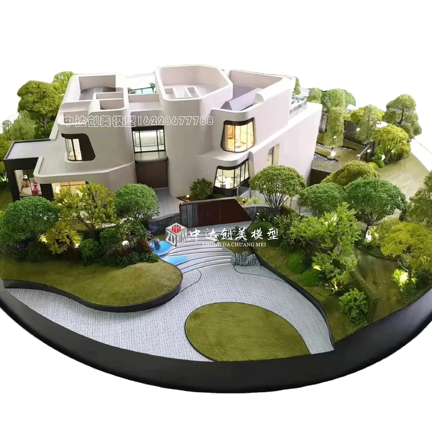 Hot Selling for exhibition Miniature Scale Model Villa Interior architectural scale model