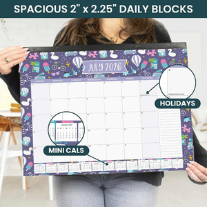 Calendriers muraux et de table personnalisés avec impression couleur recto-verso et reliure thermique – Conception sur mesure - Product Image 6