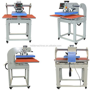 Pneumatic Double Station Transfer Press Semi Automatic Heat Press Machine Sublimation <b>Printer</b> Clothing Labels Custom Printed - Product Image 5