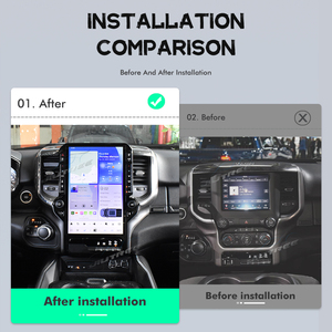 Autoradio Android 14 JIUTREE 14,4'' pour Dodge RAM 2019-2024, écran stéréo, navigation GPS, Carplay, lecteur multimédia, unité centrale - Product Image 2