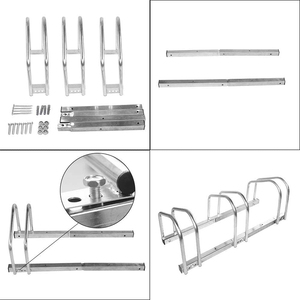 JH-Mech ODM Espaces à fort trafic économisant le stockage commercial <span class=keywords><strong>de</strong></span> 8 vélos Support <span class=keywords><strong>de</strong></span> stationnement <span class=keywords><strong>de</strong></span> <span class=keywords><strong>vélo</strong></span> en acier traité anti-corrosion - Product Image 3
