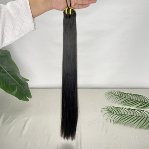 Extensiones de Cabello Humano Virgen Doble Trama Liso Natural, Cutícula Alineada, Sin Procesar, Cabello Vietnamita con Puntas Completas - Product Image 6
